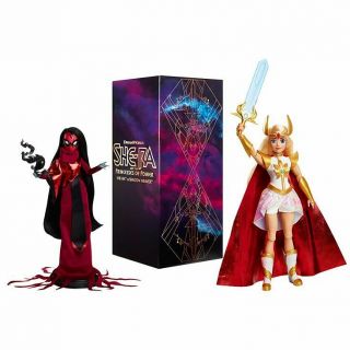 Sdcc 2019 Mattel Exclusive Motu She - Ra Princess Of Power & Shadow Weaver 2 - Pack