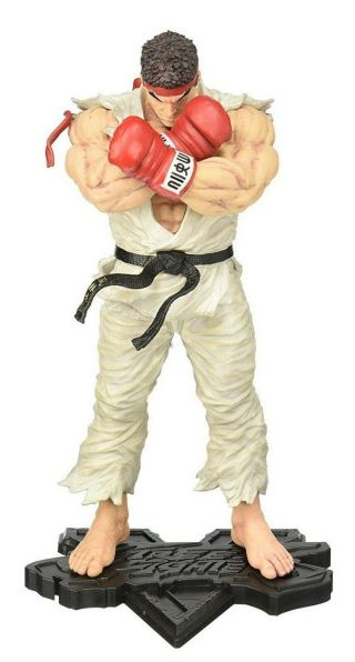 Street Fighter V Collectors Edition 10 " Ryu Statue Sfv Figure Capcom