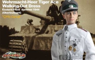 Dragon Cyber Hobby 1/6 Scale 12 " Wwii German Tiger Ace Otto Carius 70320