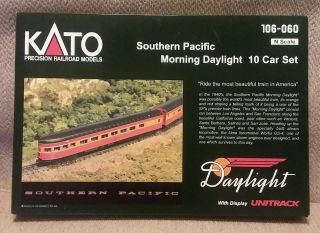 Kato N Scale Southern Pacific Morning Daylight 10 Car Set