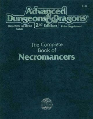 Tsr Ad&d 2nd Ed Complete Book Of Necromancers,  The Sc Vg