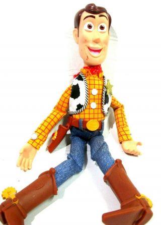 Disney Pixar Toy Story Talking Pull String Woody Doll Thinkway Toys Figure Plush