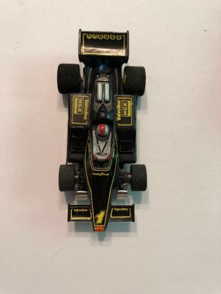 HO Slot Car Aurora AFX GPlus Formula 1 Mario Andretti 1 Black Yellow 2