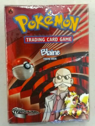 Pokemon Trading Card Game Gym Challenge Blaine Theme Deck Factory