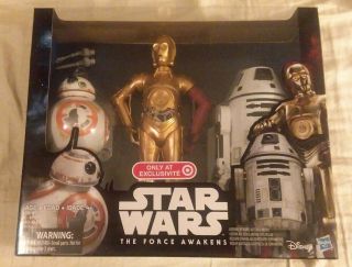 Star Wars The Force Awakens 12 - Inch Droid Action Figures 3 - Pack - Exclusive