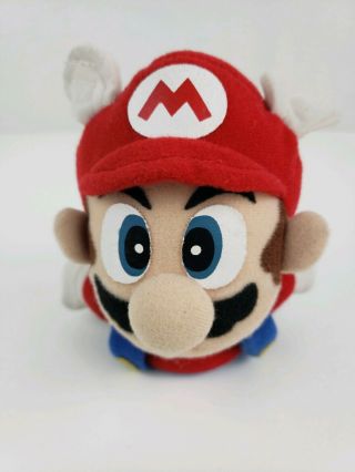 NIntendo Mario w/ wings Stuffed Animal Plush Bean Bag BD And A - Official 2