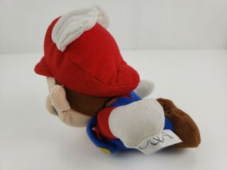 NIntendo Mario w/ wings Stuffed Animal Plush Bean Bag BD And A - Official 4