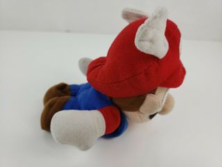 NIntendo Mario w/ wings Stuffed Animal Plush Bean Bag BD And A - Official 6
