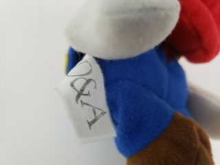 NIntendo Mario w/ wings Stuffed Animal Plush Bean Bag BD And A - Official 7