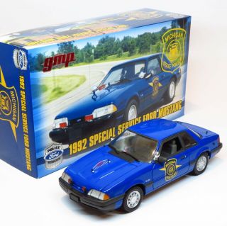 Gmp - 1992 Special Service Ford Mustang Michigan State Police - 1/18 9064