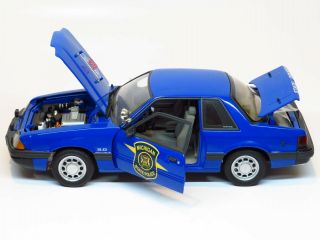 GMP - 1992 Special Service Ford Mustang Michigan State Police - 1/18 9064 7