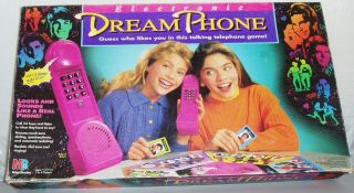 Electronic Dream Phone 1991 Milton Bradley Board Game 100 Complete