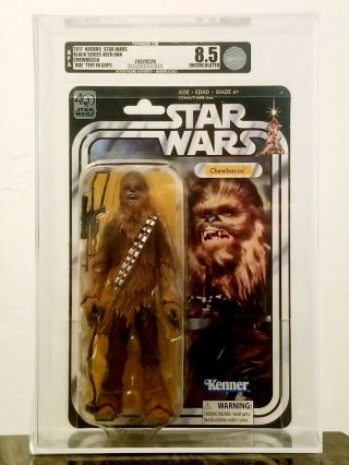 Star Wars Black Series 40th Anniversary 6 Inch Chewbacca Afa U8.  5