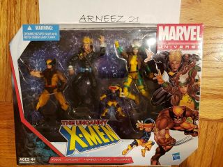 Marvel Universe 3.  75 Uncanny X - Men 4 Pack