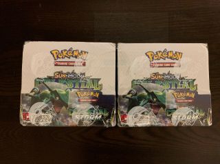 Two Pokemon Tcg Sun & Moon Celestial Storm Booster Boxes - English