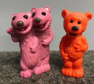 Bear In The Big Blue House Tutter Pip And Pop Plastic Figures Toys Jim Henson