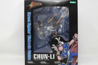 Street Fighter Chun Li Blue Outfit Bishoujo Statue Kotobukiya