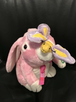 Kids Of America Easter Bunny Singing Happy Easter Rabbit Plush Pink Doll 2008