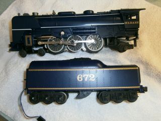 Lionel 6 - 8610 Dark Blue Wabash 4 - 6 - 2 Steam Locomotive C - 8 1986