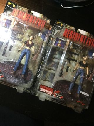 Palisades Re Action Figures,  Claire Redfield,  1,  Zombie Soldier,  1,  Both Moc.