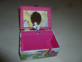 MY LITTLE PONY JEWELRY BOX TRINKET HASBRO 2004 STORAGE GIRL PLAYS THEME SONG MLP 7