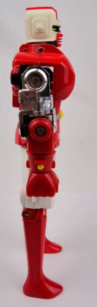 Popy Bandai Godaikin Gardian DELINGER Red Die Cast Metal Robot Japan GB - 10 5