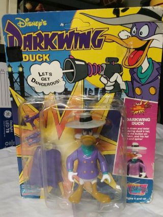 Vintage Darkwing Duck Figure Moc Playmates Playmates