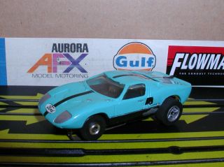 Aurora Thunderjet Ford Gt 40 Body With Aurora Chassis