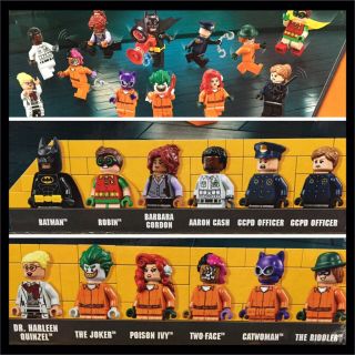 New: The Lego Batman Movie 70912:arkham Asylum All 12 Minifigures & Access Only