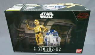 Star Wars Plastic Model Kit 1/12 Set C - 3po & R2 - D2 The Last Jedi Bandai C