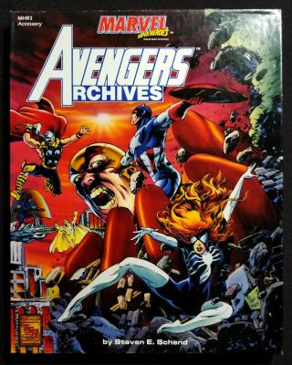 Mhr3 Avengers Archive Box Set Marvel Heroes Rpg Tsr6908