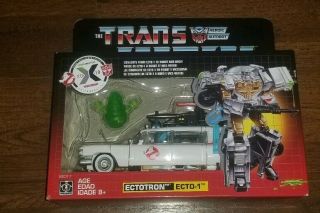 Transformers Collaborative Ghostbusters Mash - Up Ecto - 1 Ectotron Figure