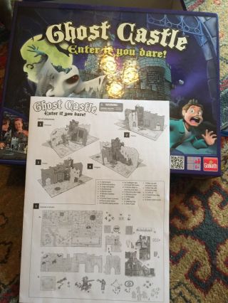 Ghost Castle - Enter If You Dare Board Game Goliath 2012 Complete In Exc Cond