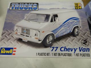 77 Chevy Van 1/24 Scale Model Car Kit By Revell