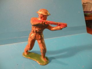 Barclay Manoil Dime Store Lead Toy Soldier Standing Aiming Rifle P28