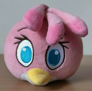 Angry Birds Stella Pink With Blue Eyes Plush 5 " Stuffed Animal Toy