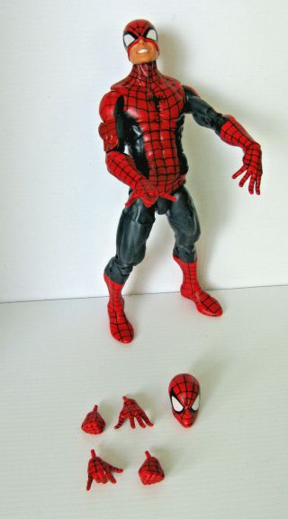 Marvel Legends 12  Spider - Man Action Figure 2 Different Heads 6 Hands