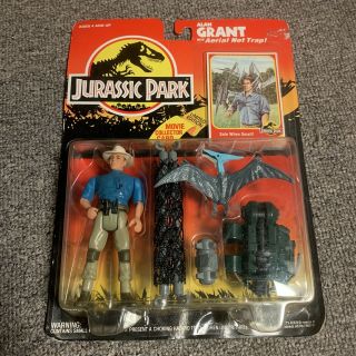 Kenner Jurassic Park Alan Grant Launcher & Pteranodon 1993 Action Figure