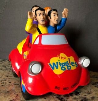 The Wiggles Big Red Car 2003 Spin Master Battery Operated - Musical Toy 8 " Long