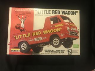 1993 Lindberg “little Red Wagon” Dodge Truck Model Kit