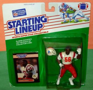 1989 Andre Tippett 56 England Patriots S/h Starting Lineup