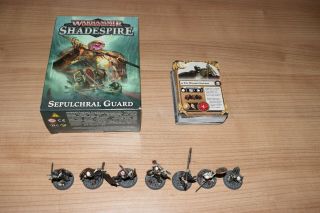 Warhammer Underworlds: Sepulchral Guard Pro Painted,  Cards