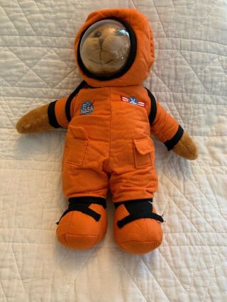 Kennedy Space Center Nasa Astronaut 12 " Teddy Bear Plush Toy Orange
