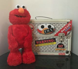 Tickle Me Elmo Sesame Street 10th Anniversary Fisher - Price - Box -