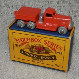 1950s.  Matchbox.  Lesney.  15 Diamond T Prime Mover.  Metal Wheel.