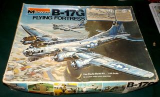 Monogram 1/48 Boeing B - 17g Flying Fortress - Plus Extra Decals - Niob