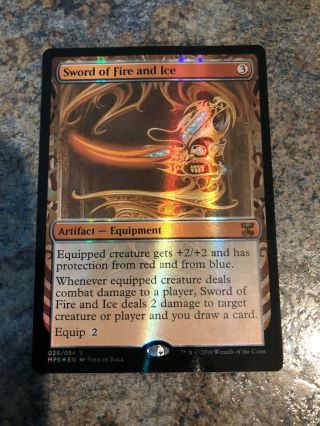 Sword Of Fire And Ice Masterpiece Series: Kaladesh Inventions Mtg
