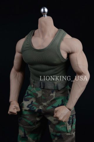 1/6 Combat Tank Top Set with Boots B For M34 M33 Muscular Male Figure ❶USA❶ 3