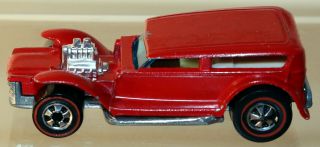 Dte 1973 Hot Wheels Redline 6965 Red Prowler W/white Interior