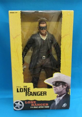 Neca Reel Toys Disney 1/4 Scale Lone Ranger Action Figure Box
